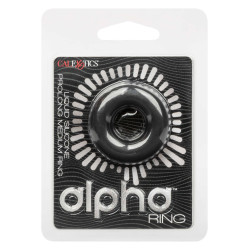 alpha ring by Calextotics Cockring Alpha Black 20mm